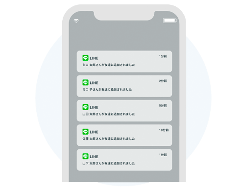 LINE友だち数を増やしたい